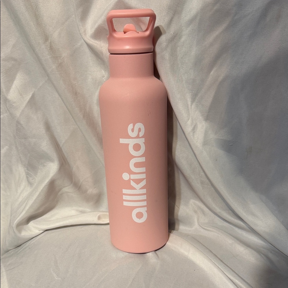 Allkinds Pink Steel Textured Water Bottle